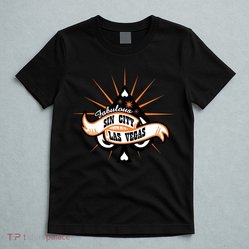 Cool Vector Design Las Vegas Sin City T-Shirt