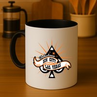 Cool Vector Design Las Vegas Sin City Mug