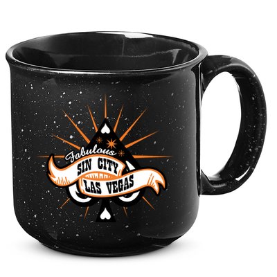 Cool Vector Design Las Vegas Sin City 15oz Campfire Ceramic Mug