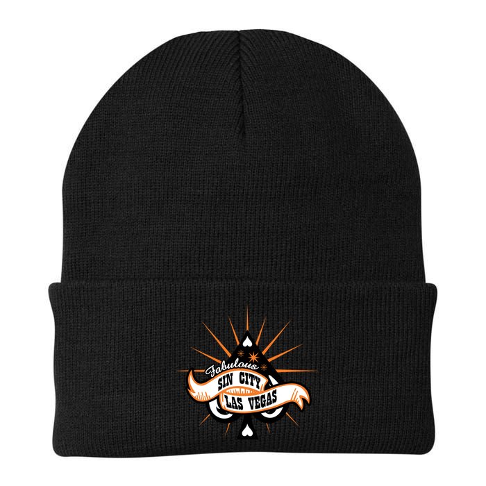 Cool Vector Design Las Vegas Sin City Beanie