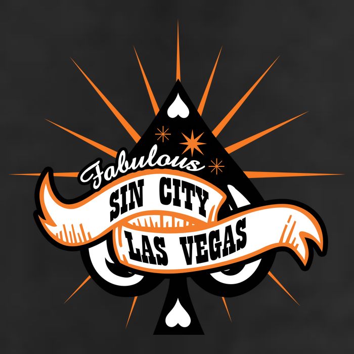 Cool Vector Design Las Vegas Sin City Beanie