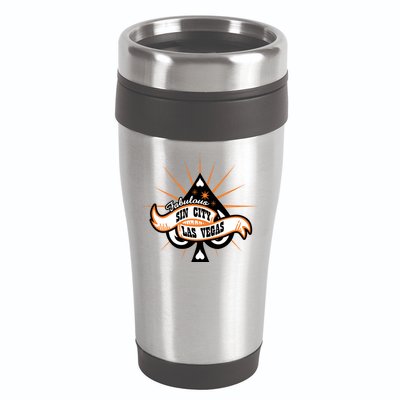 Cool Vector Design Las Vegas Sin City 16oz Travel Tumbler
