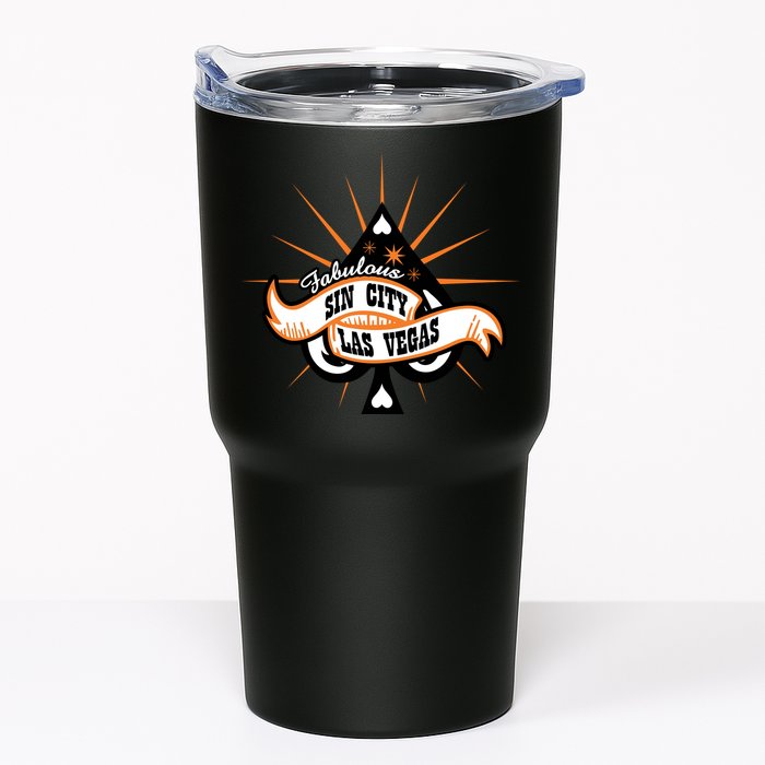Cool Vector Design Las Vegas Sin City Tumbler