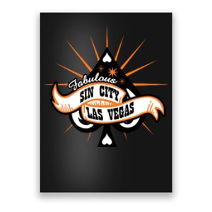 Cool Vector Design Las Vegas Sin City Poster