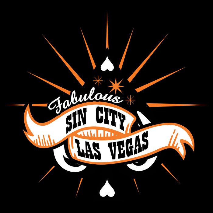 Cool Vector Design Las Vegas Sin City Premium T-Shirt