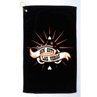 Cool Vector Design Las Vegas Sin City Golf Towel