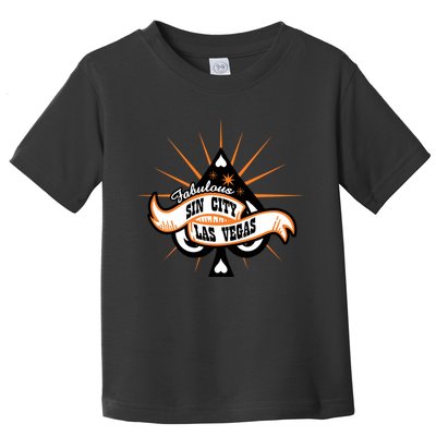 Cool Vector Design Las Vegas Sin City Toddler T-Shirt