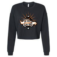 Cool Vector Design Las Vegas Sin City Cropped Pullover Crew