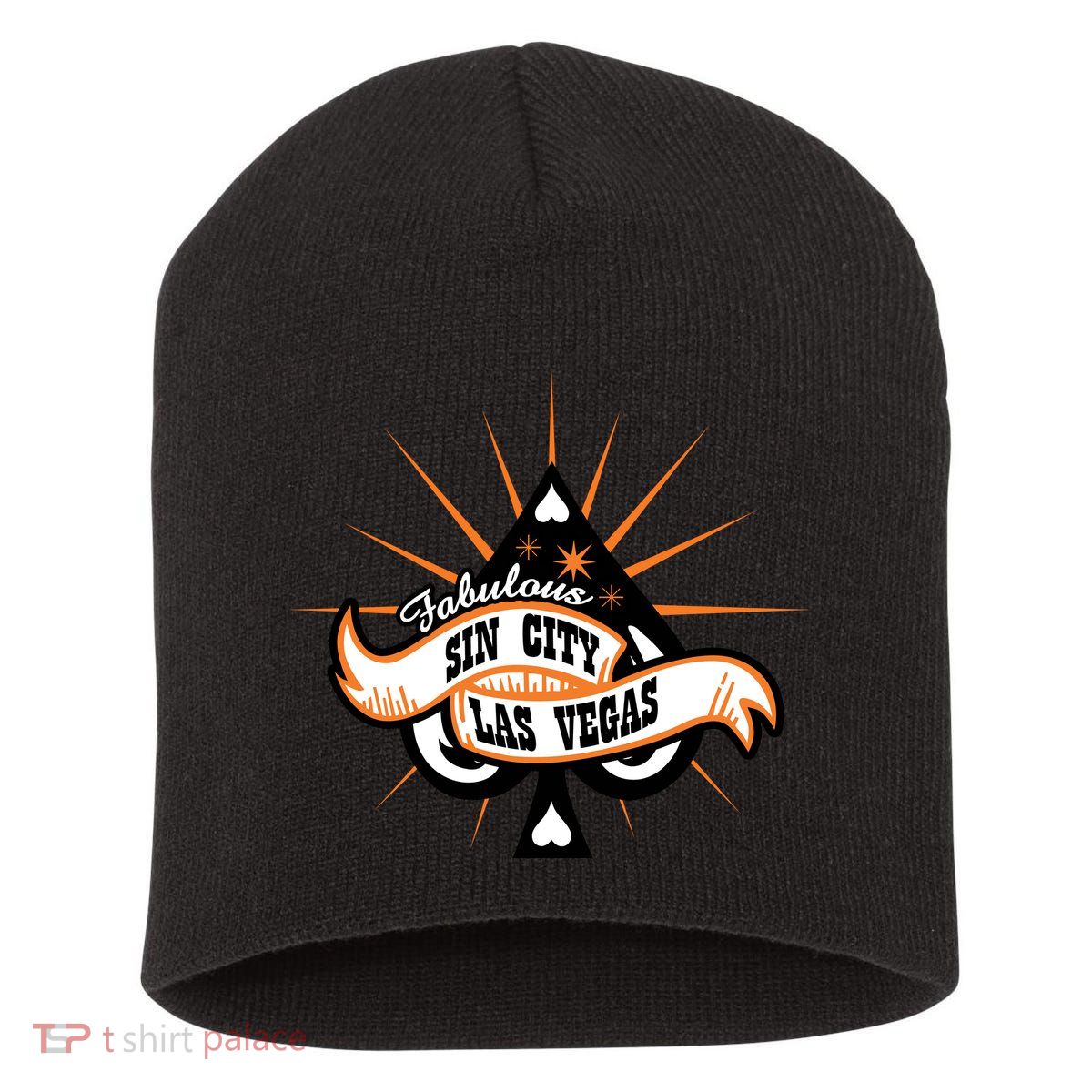 Cool Vector Design Las Vegas Sin City Short Acrylic Beanie