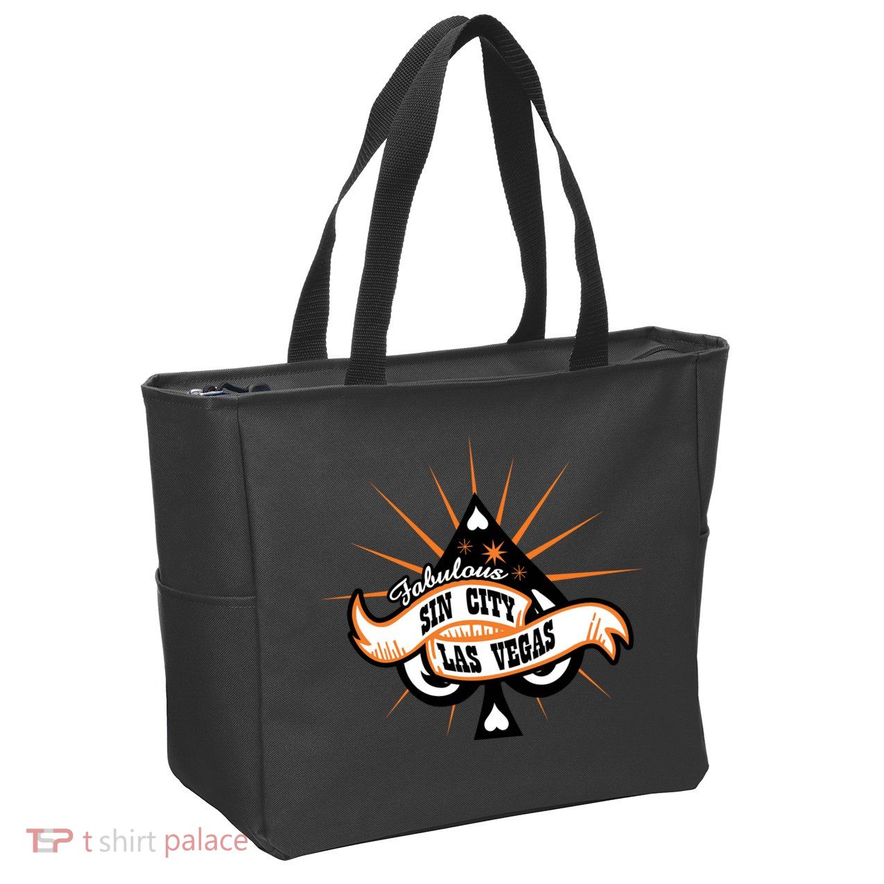 Cool Vector Design Las Vegas Sin City Zip Tote Bag