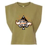 Cool Vector Design Las Vegas Sin City Garment-Dyed Women's Muscle Tee