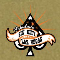 Cool Vector Design Las Vegas Sin City Garment-Dyed Women's Muscle Tee