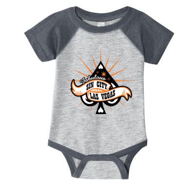 Cool Vector Design Las Vegas Sin City Infant Baby Jersey Bodysuit