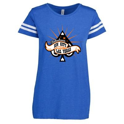 Cool Vector Design Las Vegas Sin City Enza Ladies Jersey Football T-Shirt