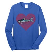 Catfish Valentines Day Fish Love Fingerprint Great Gift Long Sleeve Shirt