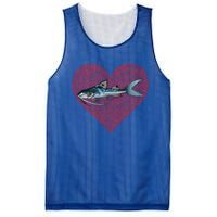 Catfish Valentines Day Fish Love Fingerprint Great Gift Mesh Reversible Basketball Jersey Tank