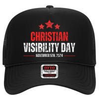 Christians Visibility Day November 5th 2024 High Crown Mesh Back Trucker Hat