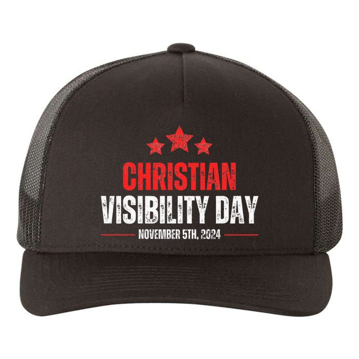 Christians Visibility Day November 5th 2024 Yupoong Adult 5-Panel Trucker Hat