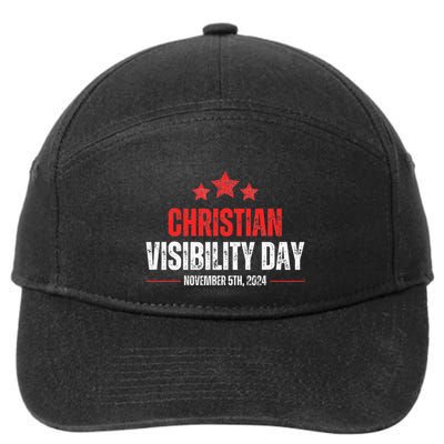 Christians Visibility Day November 5th 2024 7-Panel Snapback Hat