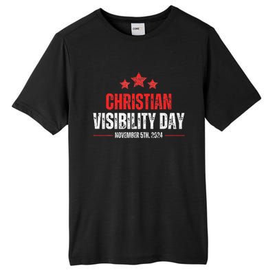 Christians Visibility Day November 5th 2024 Tall Fusion ChromaSoft Performance T-Shirt