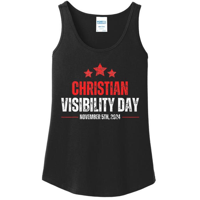 Christians Visibility Day November 5th 2024 Ladies Essential Tank