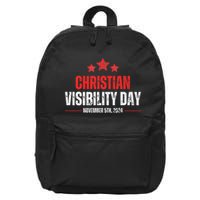Christians Visibility Day November 5th 2024 16 in Basic Backpack