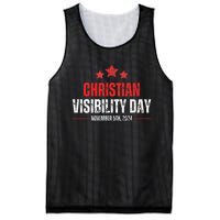 Christians Visibility Day November 5th 2024 Mesh Reversible Basketball Jersey Tank