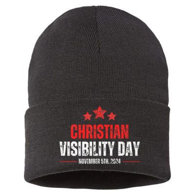 Christians Visibility Day November 5th 2024 Sustainable Knit Beanie