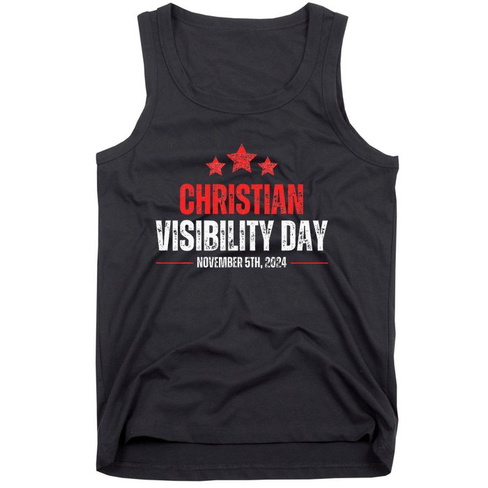 Christians Visibility Day November 5th 2024 Tank Top