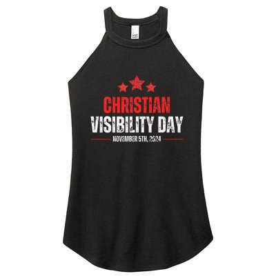 Christians Visibility Day November 5th 2024 Women's Perfect Tri Rocker Tank