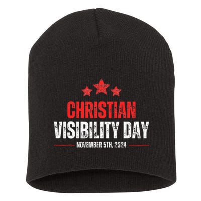 Christians Visibility Day November 5th 2024 Short Acrylic Beanie