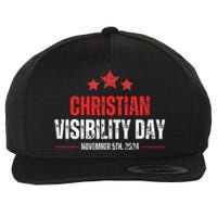 Christians Visibility Day November 5th 2024 Wool Snapback Cap