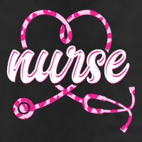 Cute Valentines Day Nurse Heart Stethoscope 7 Panel Mesh Trucker Snapback Hat
