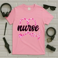 Cute Valentines Day Nurse Heart Stethoscope T-Shirt