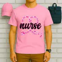 Cute Valentines Day Nurse Heart Stethoscope T-Shirt