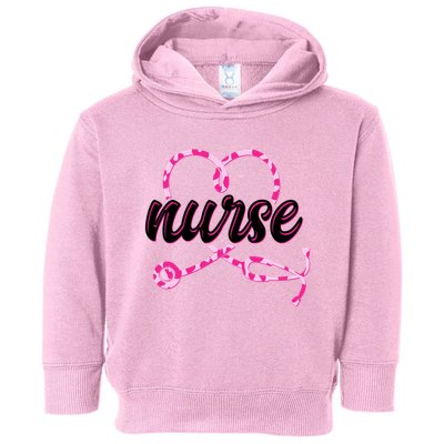 Cute Valentines Day Nurse Heart Stethoscope Toddler Hoodie