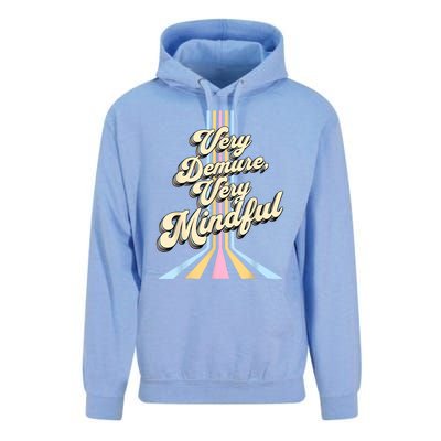 Cute Very Demure Very Mindful Trend Demure & Mindful Unisex Surf Hoodie