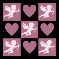 Cupid Valentines Day Heart Love Drawstring Bag