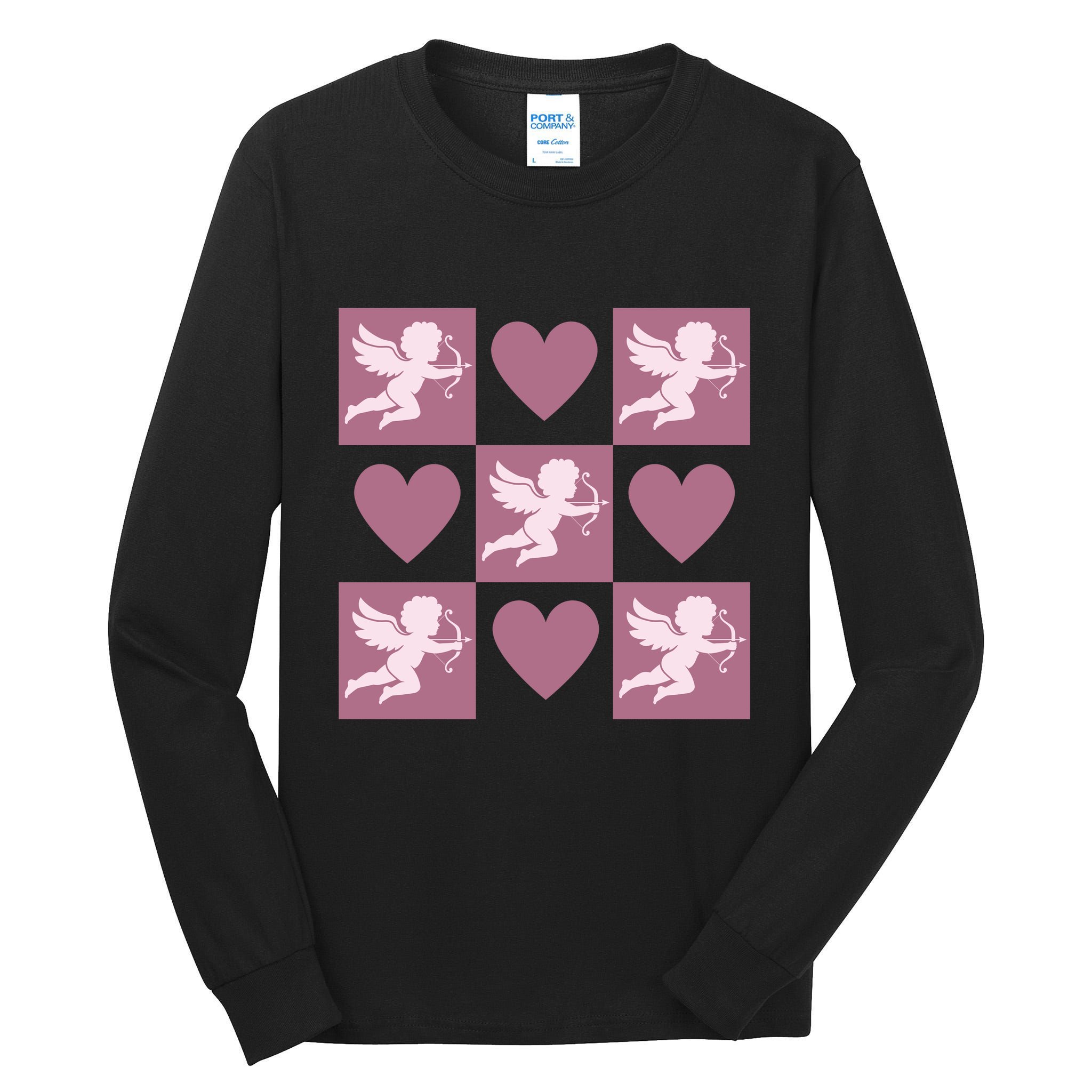 Cupid Valentines Day Heart Love Tall Long Sleeve T-Shirt