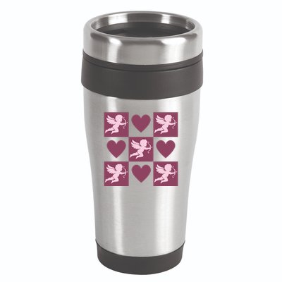 Cupid Valentines Day Heart Love 16oz Travel Tumbler