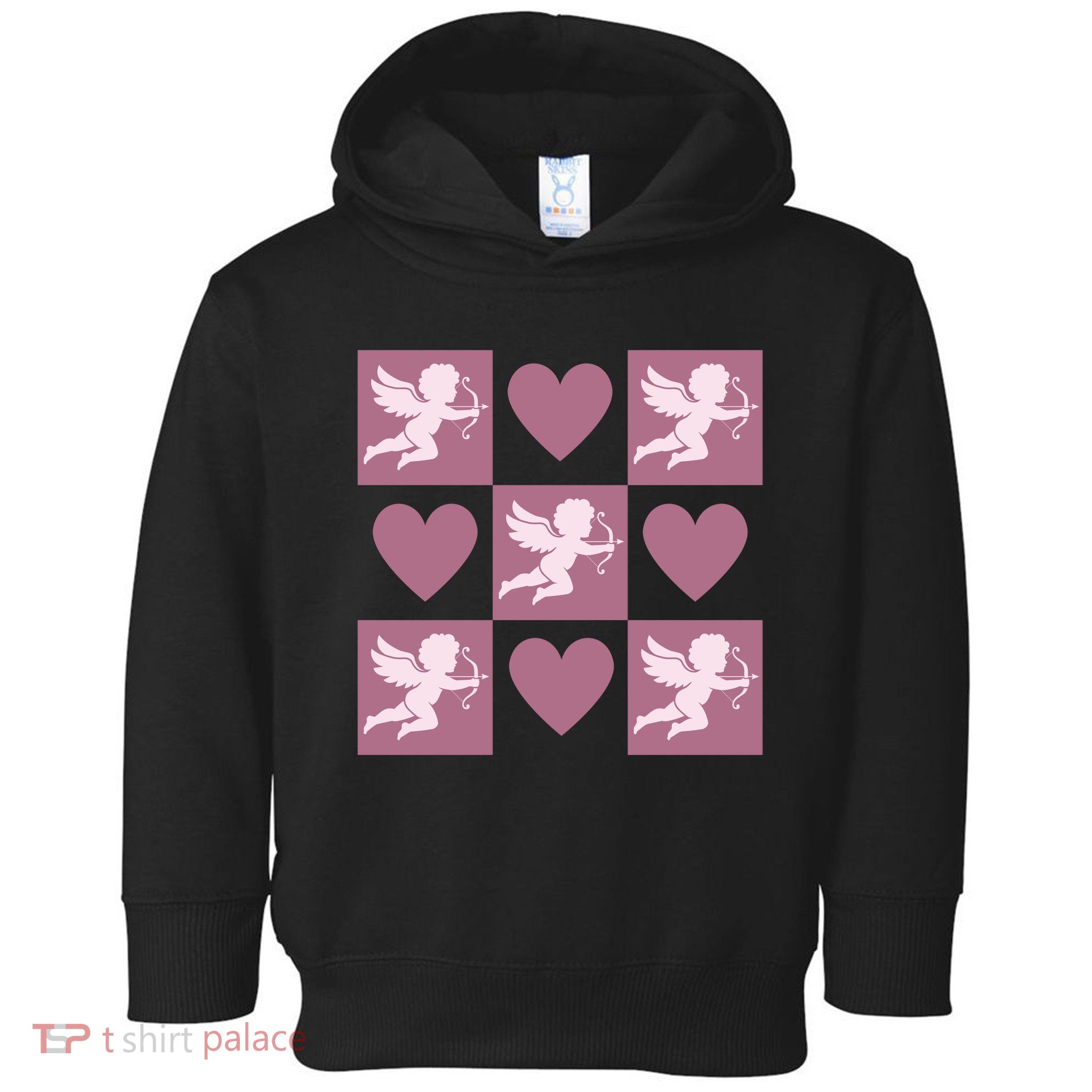 Cupid Valentines Day Heart Love Toddler Hoodie