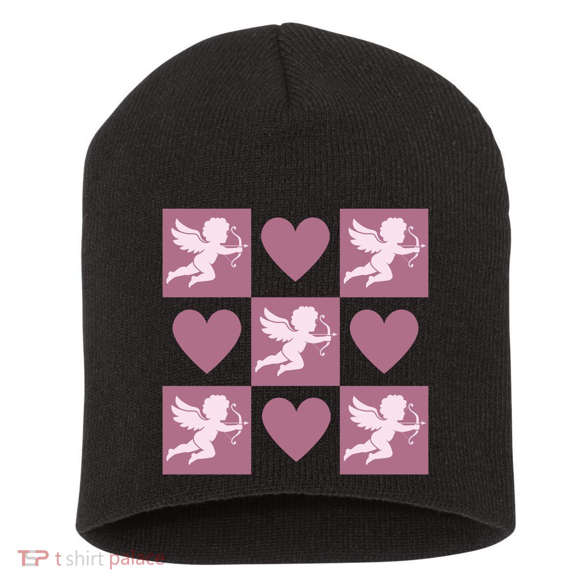 Cupid Valentines Day Heart Love Short Acrylic Beanie