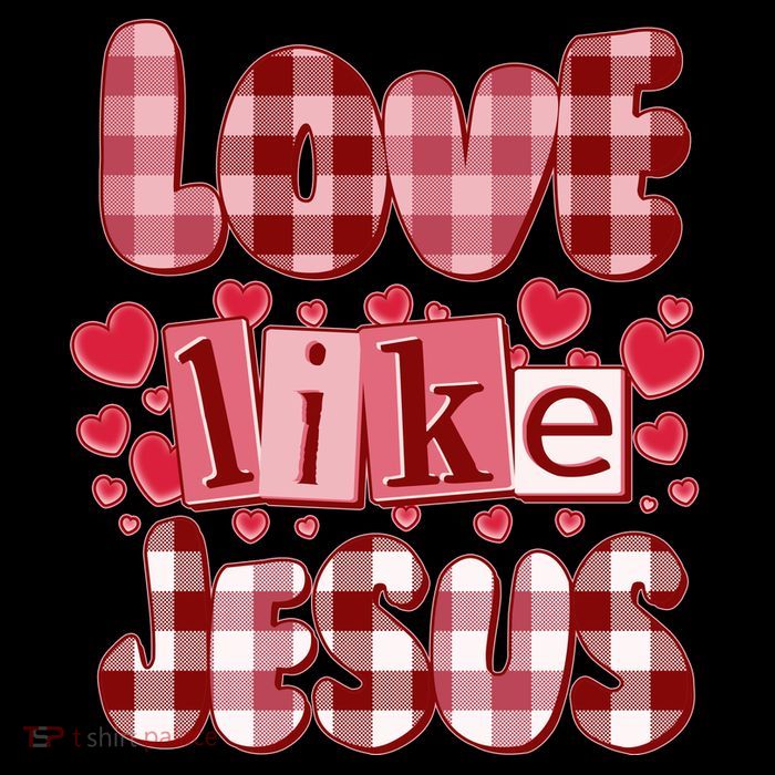 Cute Valentines Day Love Like Jesus Backpack