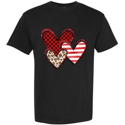 Cute Valentines Day Heart Pattern Garment-Dyed Heavyweight T-Shirt