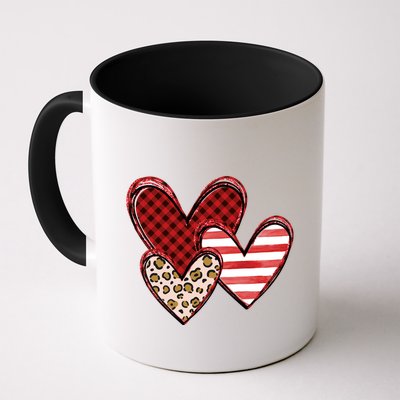 Cute Valentines Day Heart Pattern Mug