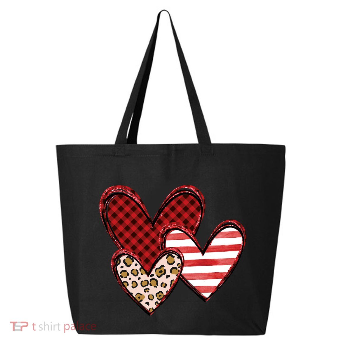 Cute Valentines Day Heart Pattern 25L Jumbo Tote