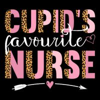 Cute Valentines Day Cupids Favorite Nurse City Backpack