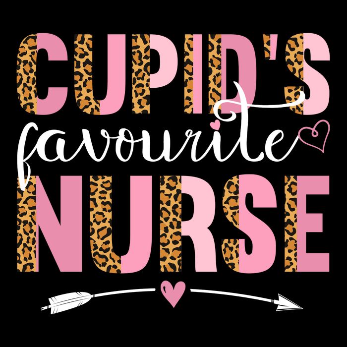 Cute Valentines Day Cupids Favorite Nurse City Backpack