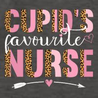 Cute Valentines Day Cupids Favorite Nurse Vector Backpack