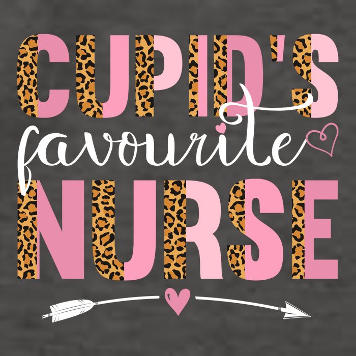 Cute Valentines Day Cupids Favorite Nurse Vector Backpack